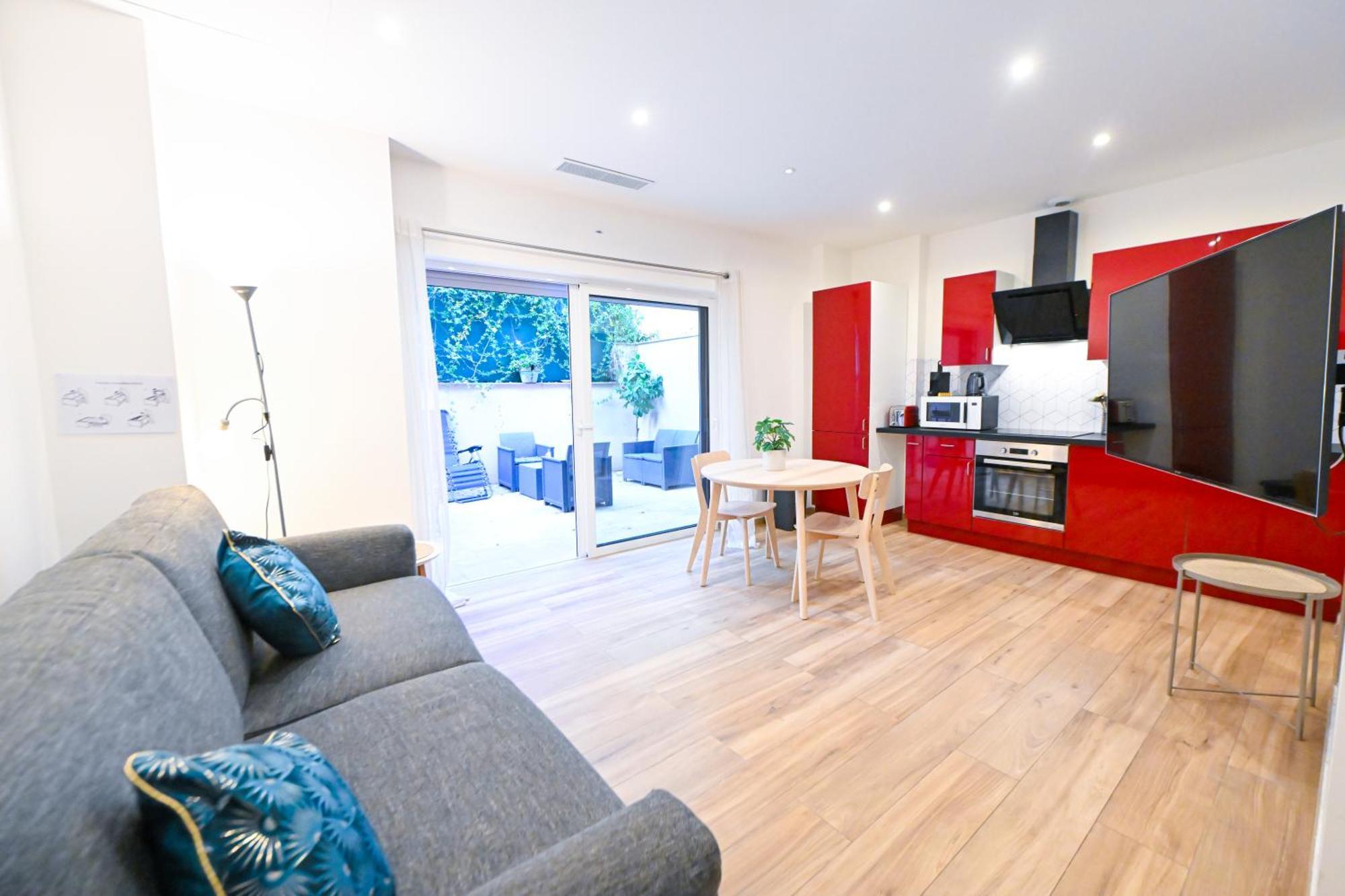 Beau Studio Cozy Centre Ville Et Plages Avec Terrasse N3 Nice Exterior photo